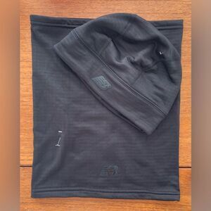 New Balance Grid Fleece Gaiter and Skull Cap Beanie Set OS